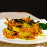 Фотография рецепта Салат из морской капусты под соусом из горчицы чеснока и имбиря автор Евгения Романова