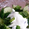 Фотография рецепта Салат из огурца мяты и йогурта автор Ekaterina Gusakova