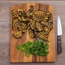 Фотография рецепта Салат из овощей на гриле и зелени автор ШЕФМАРКЕТ