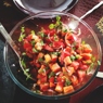 Фотография рецепта Салат из папайи и помидоров автор Ксения Михайловна