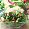 Фотография рецепта Салат из печени со шпинатом и арахисом автор Masha Potashova