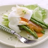 Фотография рецепта Салат из печеной спаржи с яйцом пашот и пармезаном автор Masha Potashova