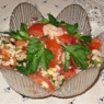 Фотография рецепта Салат из перловки с креветками и помидорами автор Самарянка