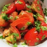 Фотография рецепта Салат из помидоров с зеленью автор Татьяна Петрухина