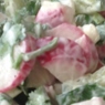 Фотография рецепта Салат  из редиса с огурцами и сметаной автор Кулинар 1600825