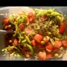Фотография рецепта Салат из рисовой лапши с овощами и зеленью автор Ольга Лапкина
