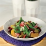 Фотография рецепта Салат из рукколы с оливками вялеными томатами и салями автор GAEA