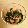 Фотография рецепта Салат из шпината с грушей и орешками автор Darya Nemirovskaya