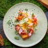 Фотография рецепта Салат из свежих овощей с оливковым маслом автор Виктор  Апасьев