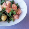 Фотография рецепта Салат из запеченного лосося с кресссалатом автор Maria