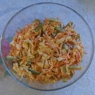 Фотография рецепта Салат из куриного филе с морковкой покорейски автор Ксения Березовская