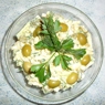 Фотография рецепта Салат морской с сыром и зеленью автор Александра Шубина