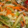 Фотография рецепта Салат овощной микс с азиатской заправкой автор Irina Leinvand