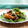 Фотография рецепта Салат с абрикосами и помидорами черри автор Masha Potashova