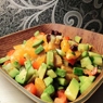 Фотография рецепта Салат с авокадо и бакинскими огурцами автор Мария Лаврова