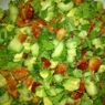 Фотография рецепта Салат с авокадо и красным перцем автор Катерина