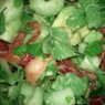 Фотография рецепта Салат с авокадо и красным перцем автор Катерина