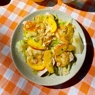 Фотография рецепта Салат с халуми нектаринами и курицей автор Еда