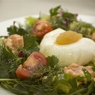 Фотография рецепта Салат с яйцом пашот автор Сестры Гримм