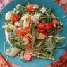 Фотография рецепта Салат с креветками овощами и брынзой автор Sun Rise