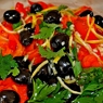 Фотография рецепта Салат с печеным сладким перцем и оливками автор Мария Арустамова