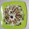 Фотография рецепта Салат с рисом и шпротами автор Лилия Аюпова