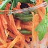Фотография рецепта Салат с рукколой морковью огурцом зелным луком и семечками автор Ekaterina Gusakova
