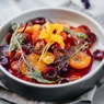 Фотография рецепта Салат с томатами черешней и абрикосами автор Александр Мичигаров