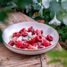 Фотография рецепта Салат с томатами творогом и черешней автор Tatiana Shagina