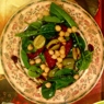 Фотография рецепта Салат со шпинатом вялеными помидорами и нутом автор Maffanya