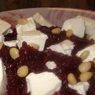 Фотография рецепта Салат из свеклы с кедровыми орехами и сыром автор Ekaterina Gusakova