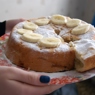 Фотография рецепта Шарлотка с бананами и вишней автор Алена Осадчая