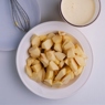 Фотография рецепта Шарлотка с хрустящей арахисовой пастой автор Даша Николаева