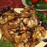 Фотография рецепта Шашлык из куриных крыльев с луком автор Светлана Горелова