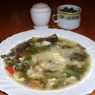 Фотография рецепта Щавелевый суп с яйцом без мяса автор Олана Мункоева