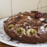 Фотография рецепта Шоколадная шарлотка с бананами в мультиварке автор Людмила Колтовских