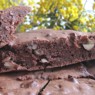 Фотография рецепта Шоколадные брауни с грецкими орехами автор Юлия Коноплева