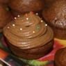 Фотография рецепта Шоколадные капкейки со сметанным кремом автор Алена