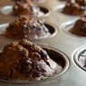 Фотография рецепта Шоколадные кексы с черникой автор Саша Давыденко