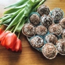 Фотография рецепта Шоколадные маффины с шоколадом и орешками автор Ксения Ник