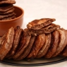 Фотография рецепта Шоколадные оладьи с грецкими орехами автор Яна Сабурова