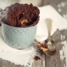 Фотография рецепта Шоколадный кекс из нутеллы за 3 минуты автор Алена