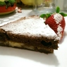 Фотография рецепта Шоколадный кекс с банановой прослойкой автор Виолетта Антропова