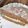 Фотография рецепта Шоколадный пирог с банановым кремом автор Евгения Кукоба