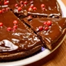 Фотография рецепта Шоколадный пирог с брусникой автор Ирина Шанаурина