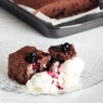 Фотография рецепта Шоколадный пирог с ягодами автор Полина Диточенко