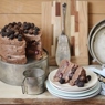 Фотография рецепта Шоколадный торт с ежевикой автор Мария Сергеева