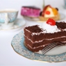 Фотография рецепта Шоколадномалиновые замороженные пирожные автор Саша Давыденко