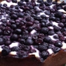 Фотография рецепта Шоколаднотворожный пирог с черникой автор Alena Pryadun