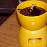 Фотография рецепта Шоколадное фондю с кокосовыми сливками автор Ира Тезина
